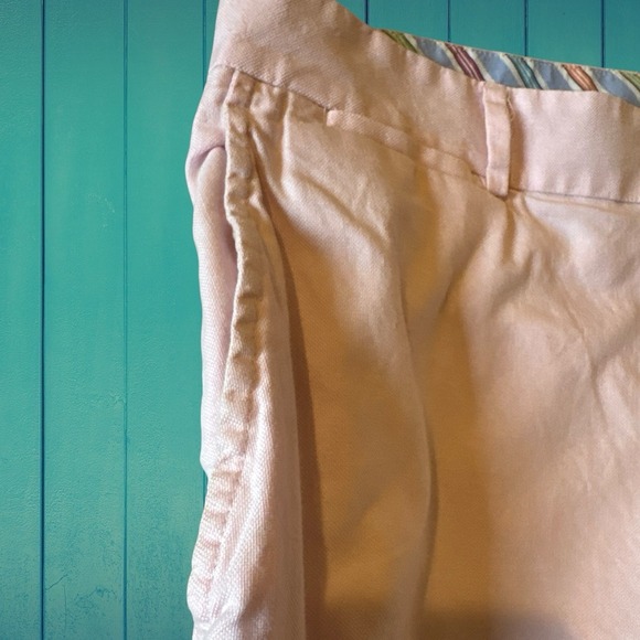 F&G Men's Golf Shorts Soft Pink Chino Shorts Size 36 Flat Front 100% Cotton - Picture 2 of 10